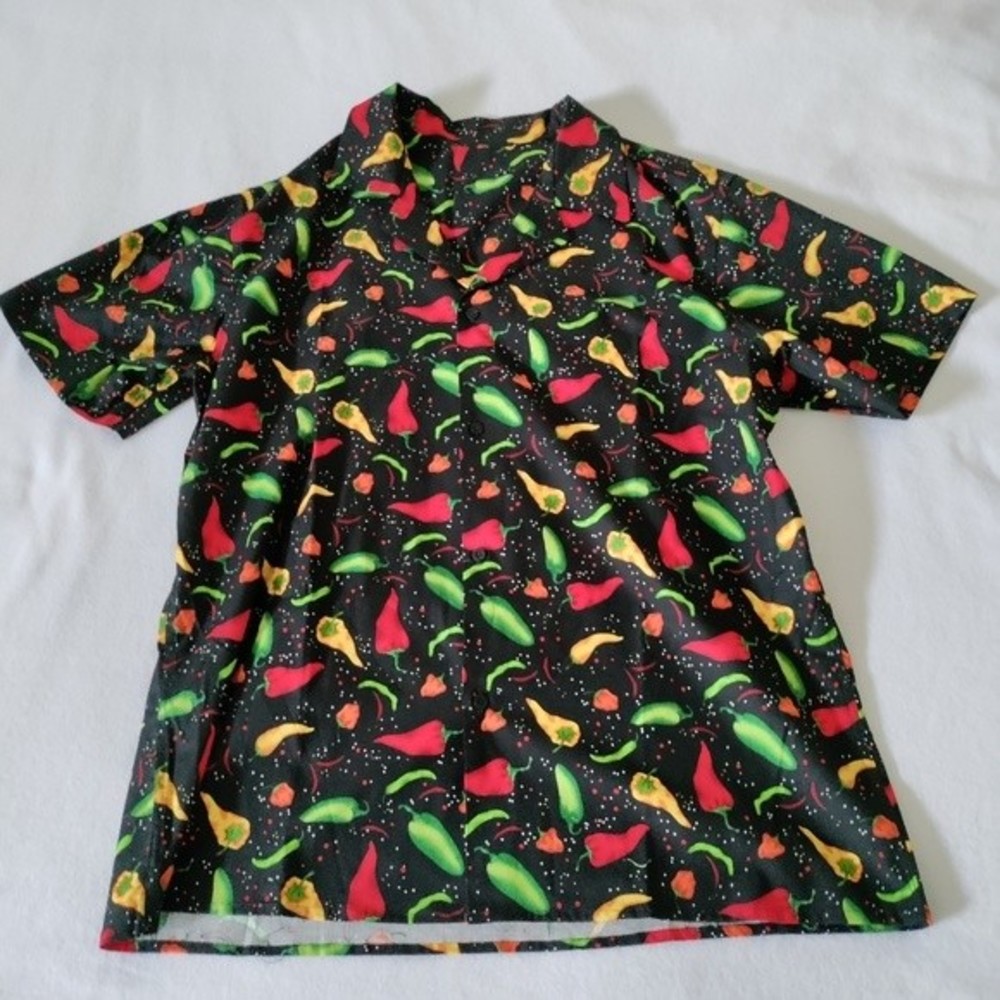 Peppers in Space Button Down - Men's Large - Perfect Condition